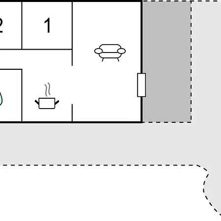 Ferienhaus Two-bedroom In Knebel