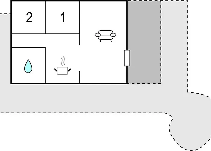 Casa de Férias Two-bedroom In Knebel